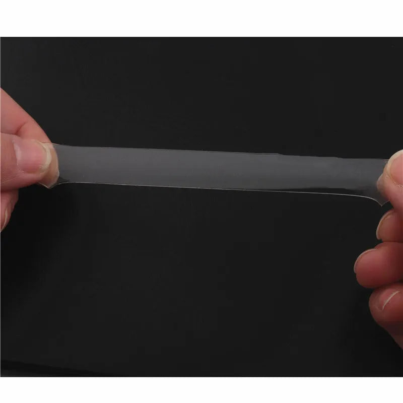 Nano double sided tape — transparent, reusable & waterproof adhesive tape for home, kitchen & bathroom (1m / 2m / 3m / 5m)