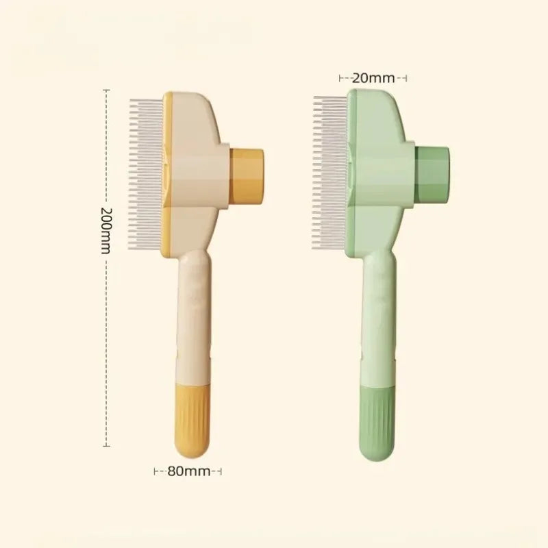 Pet grooming comb cat & dog hair remover brush for long hair, shedding control & coat care