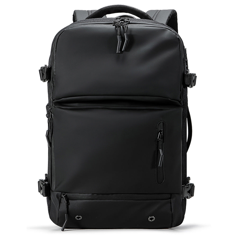 Men's Vacuum Compression Backpack Multifunctional Travel Bag Computer Bag