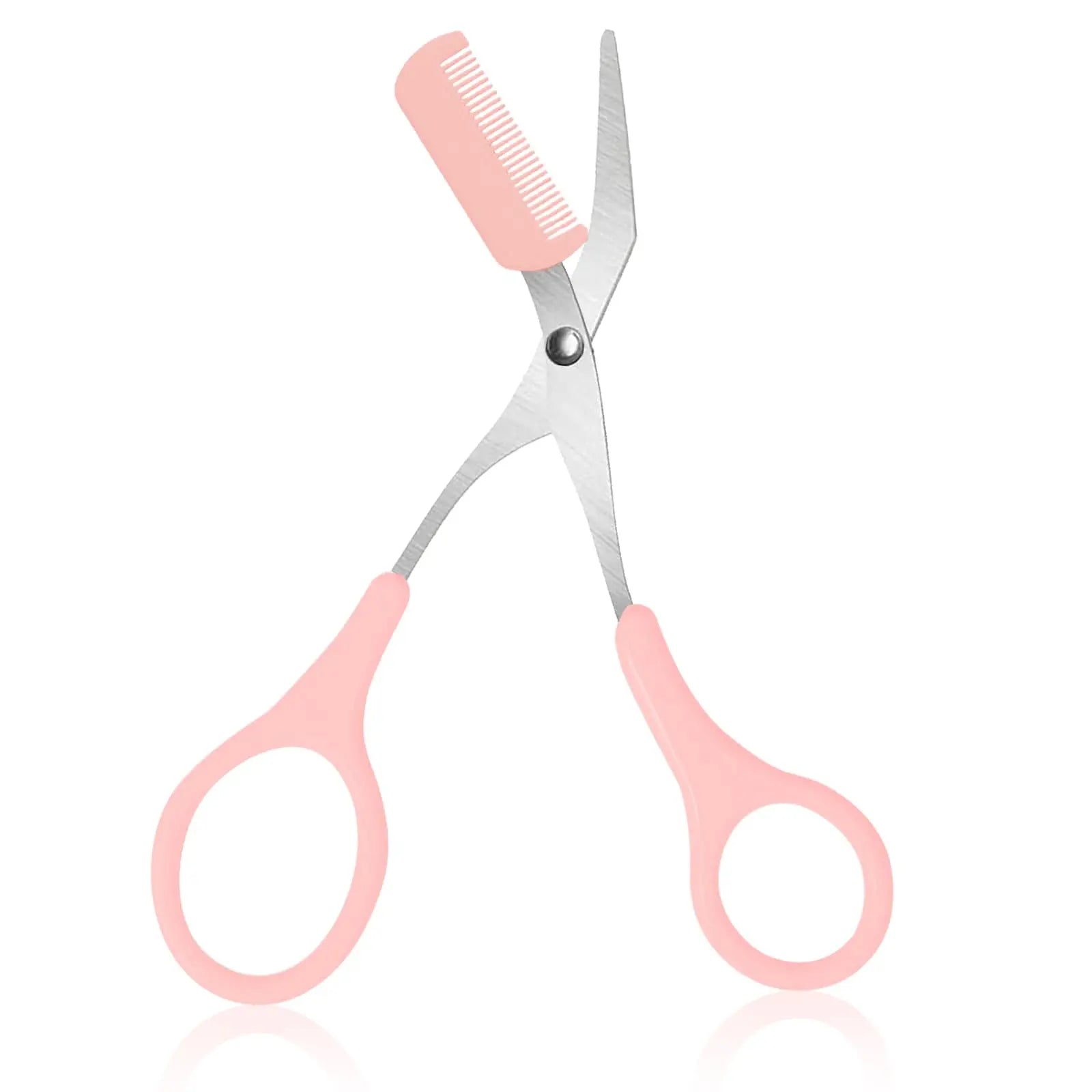 Eyebrow razor trimmer — stainless steel crescent blade, anti-scratch, beginner-friendly, multicolour