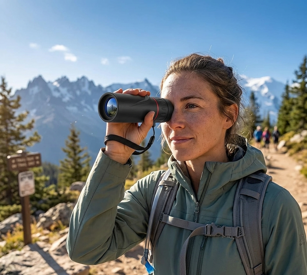View 2000x25 HD Mini Monocular | Ultra-Portable Pocket Telescope