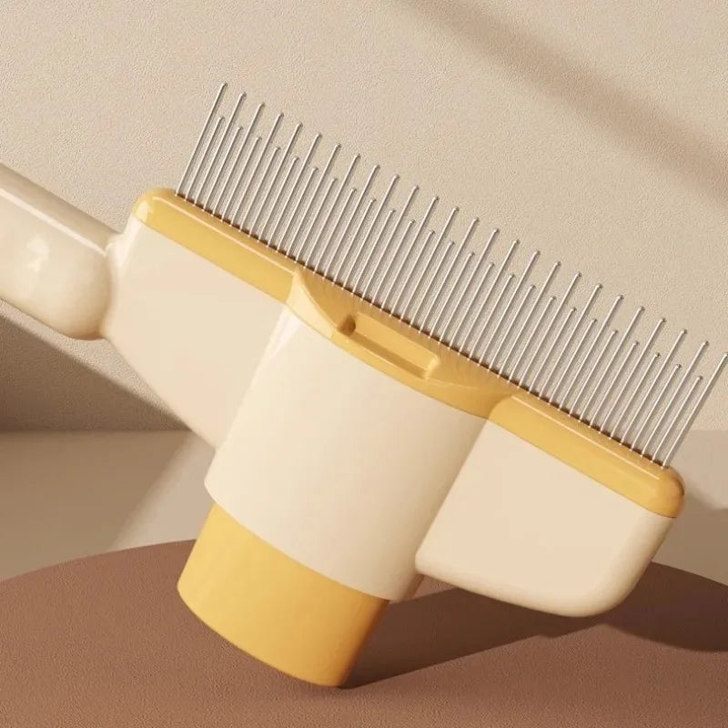 Pet grooming comb cat & dog hair remover brush for long hair, shedding control & coat care