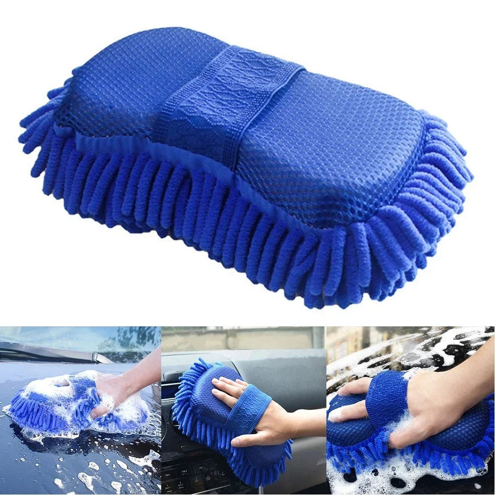 The Ultimate Scratch-Free Car Care Sponge | Microfiber Wash & Polishing Pad