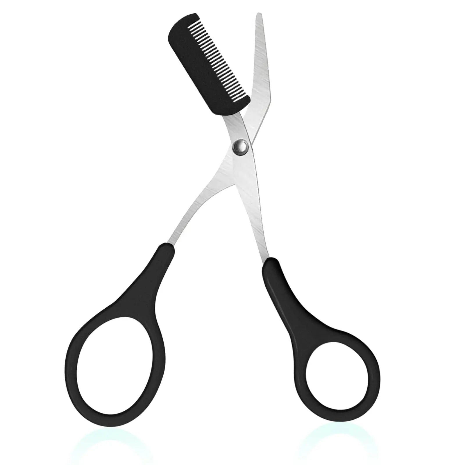 Eyebrow razor trimmer — stainless steel crescent blade, anti-scratch, beginner-friendly, multicolour