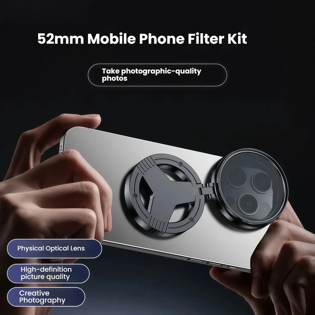 Magnetic Phone CPL Magnetic Anti-Glare Polarizing Lens Optical Coating Starry HD Photography Filter Polarizer
