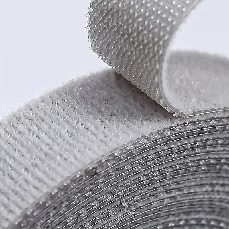Reusable cable tie roll — 10mm × 5m multipurpose wire organiser tape for cables, cords & plant support