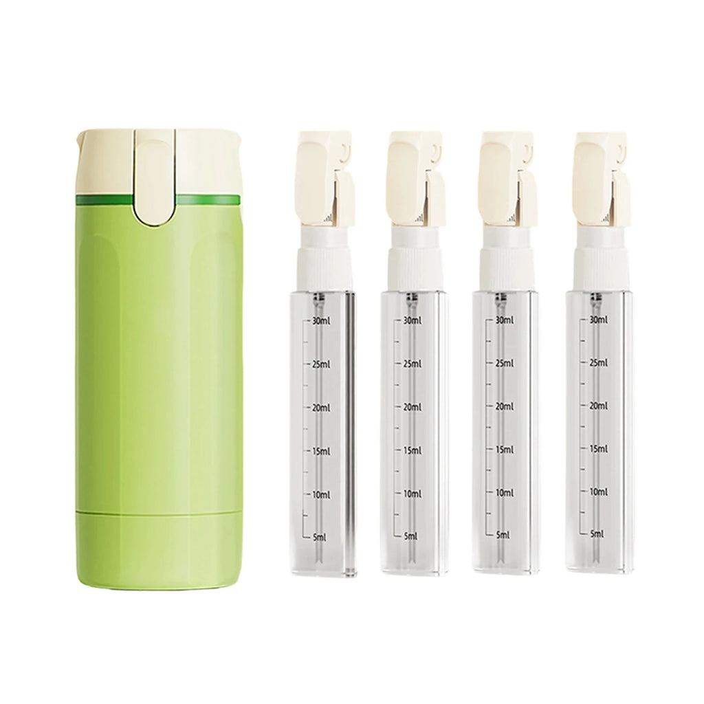 4-in-1 Leak-Proof Travel Dispenser | Minimalist Toiletry Organizer
