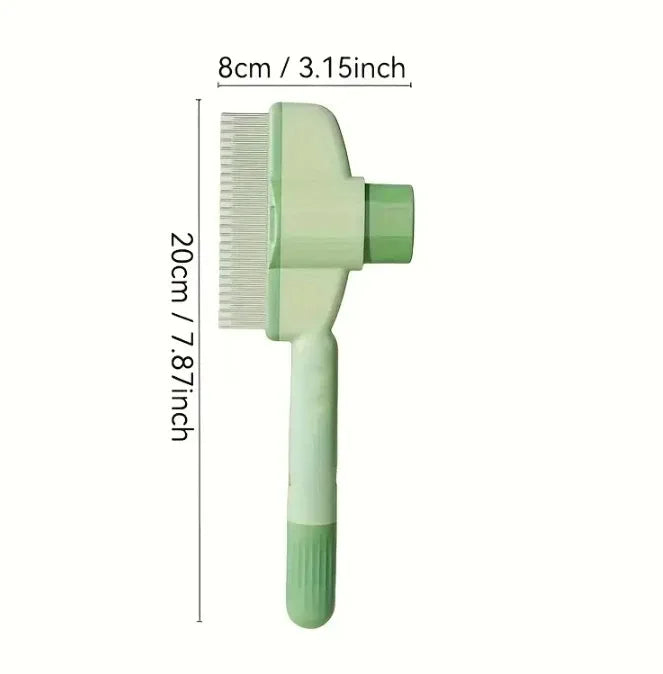 Pet grooming comb cat & dog hair remover brush for long hair, shedding control & coat care